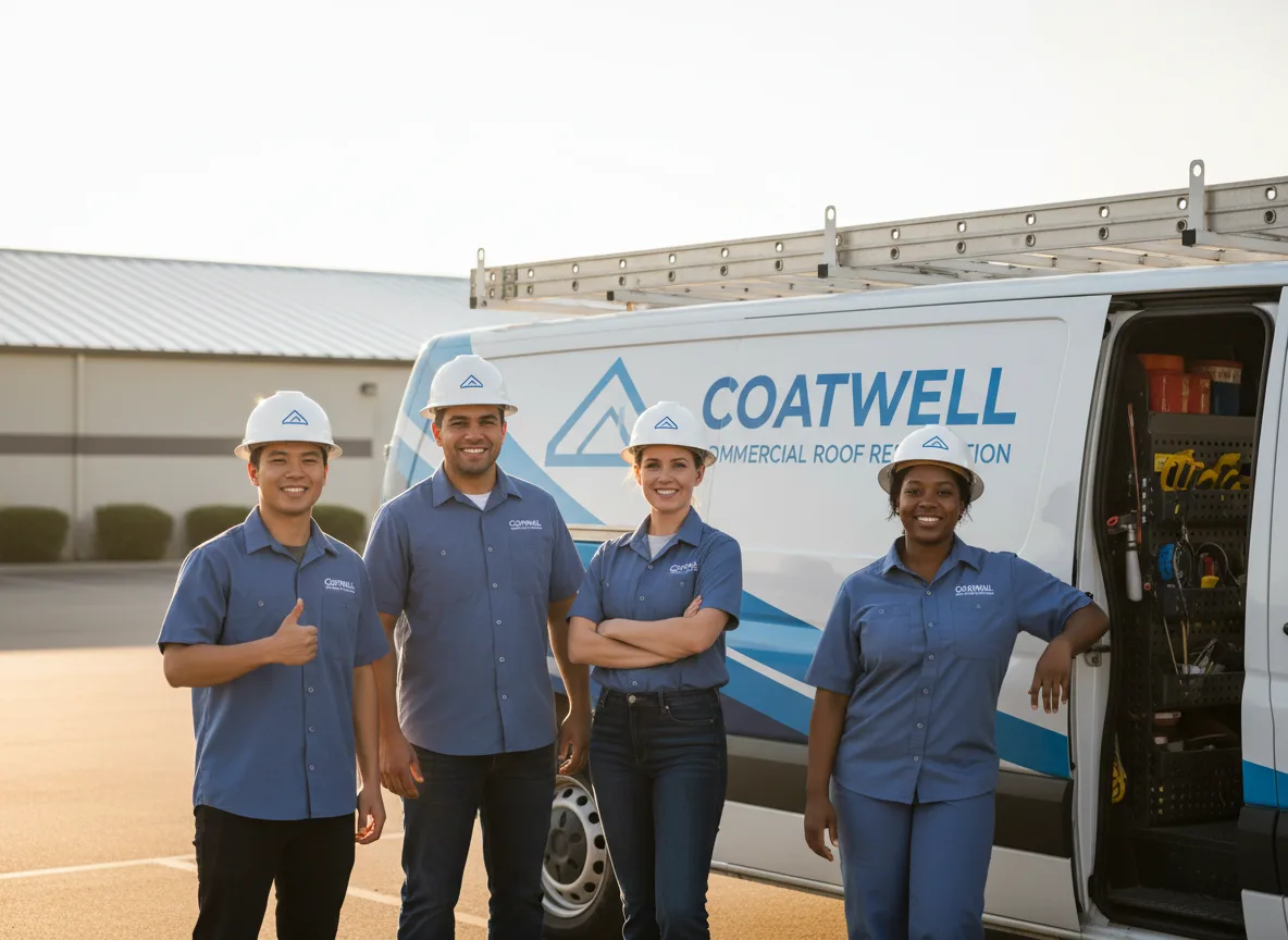 Commercial roof coating company in Mills, WY